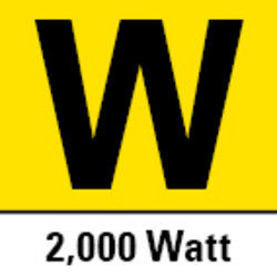 2 000 watin tehokas kuumailmapuhallin