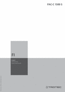 Bedienungsanleitung Camping Klimagerät PAC-C 1500 S (FI)
