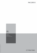 Bedienungsanleitung Lokales Klimagerät PAC 2015 E (FI)