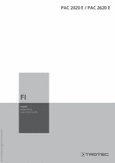Bedienungsanleitung Lokales Klimagerät PAC 2020 E (FI)