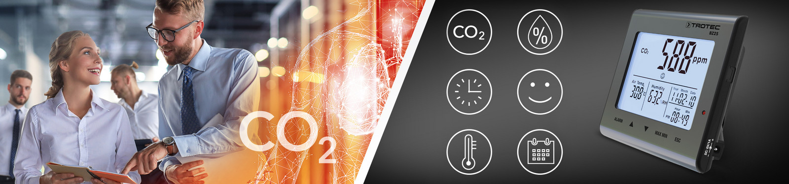 BZ25 CO2-ilmanlaadun tiedonkeruulaite