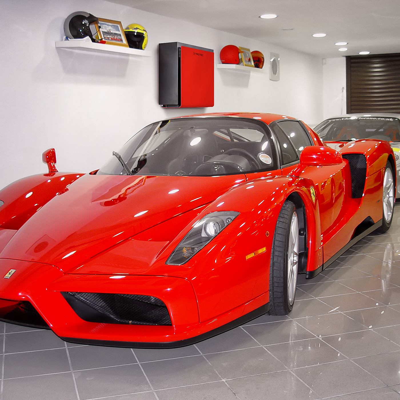 DH 30 VPR+ ulkokuori Ferrarin punainen