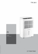 Käyttöohje – Ilmankuivain TTK 26 E (FI)