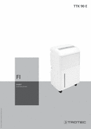 Käyttöohje – Ilmankuivain TTK 90 E (FI)