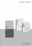Käyttöohje – Ilmankuivain TTK 96 E / TTK 127 E (FI)