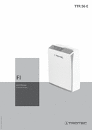 Käyttöohje – Ilmankuivain TTR 56 E (FI)