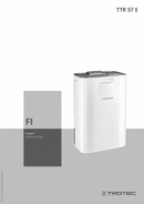 Käyttöohje – Ilmankuivain TTR 57 E (FI)