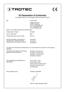 Konformitätserklärung Ölheizgerät IDX 31 D (INT)