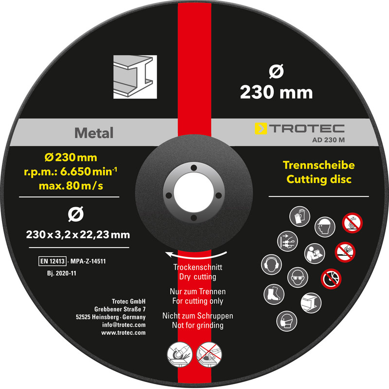 Metalli-katkaisulaikka AD 230 M 
