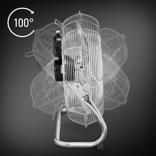 Portaattomasti säädettävä kallistuskulma 100°
