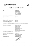 Vaatimustenmukaisuusvakuutus Ilmanpuhdistin TAC 750 E (INT)