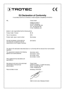 Vaatimustenmukaisuusvakuutus Virranmittauspihdit BE40 (INT)