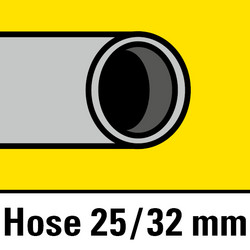 Yleisliitännät 25 mm:n ja 32 mm:n sisähalkaisijalla